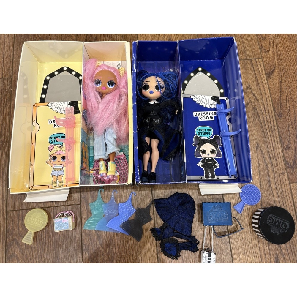 LOL Surprise OMG Moonlight B.B. Fashion Doll & Sunshine Gurl Action Figure READ